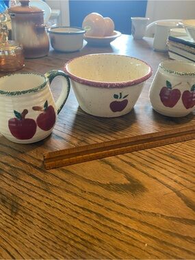 Vintage Apple Dish Bundle